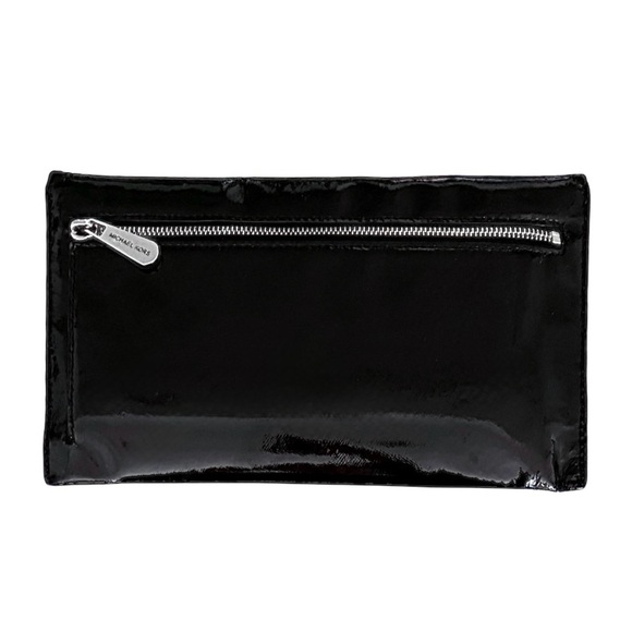 MICHAEL Michael Kors | Jet Set Jewel Studded Envelope Clutch | Black Leather - Picture 6 of 9
